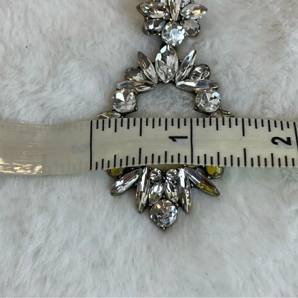 Baublebar Large Oval Post Clear Sone Earrings